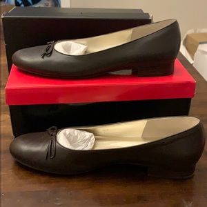 Talbots Truman Brown Leather Ballet, 10.5